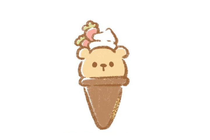 小熊草莓脆怎么画-图3