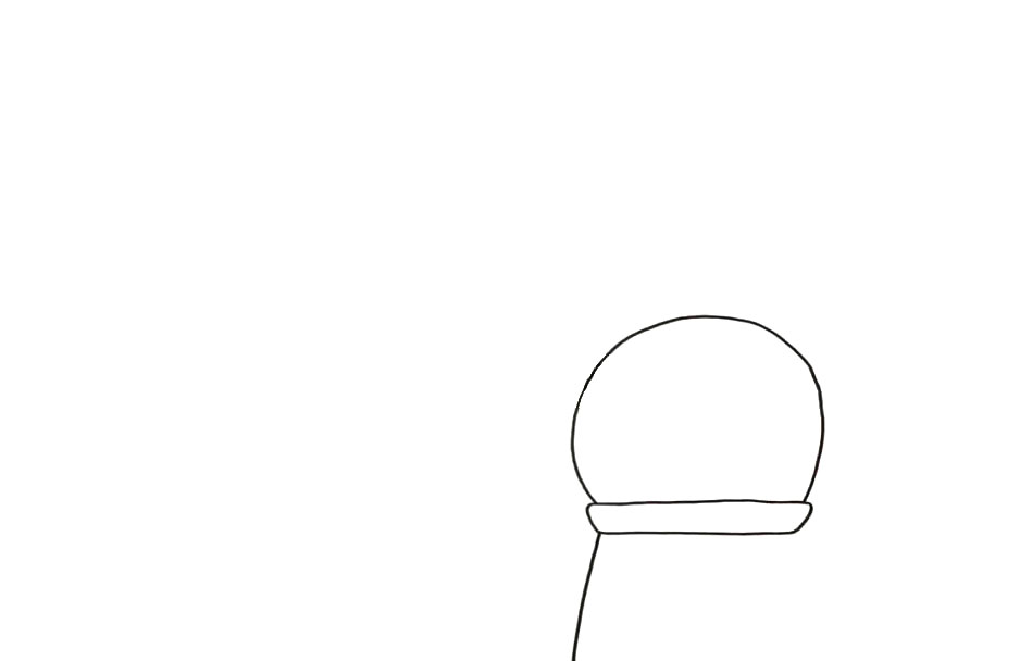 航天主题国庆节手抄报画法步骤-图1