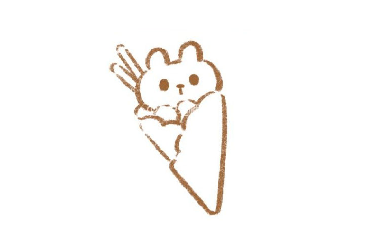 兔兔华夫饼怎么画-图2