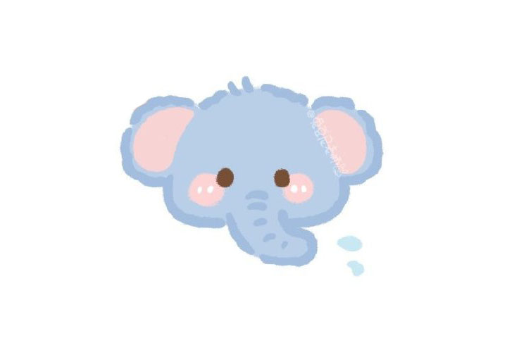 可爱长鼻怪 大象怎么画