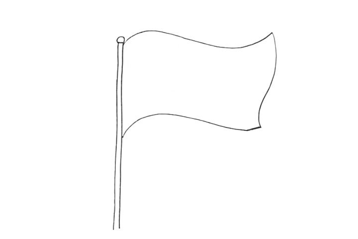 五星红旗怎么画-图1