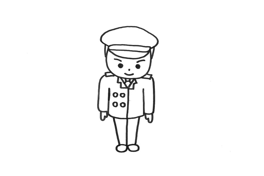 人民警察怎么画-图3