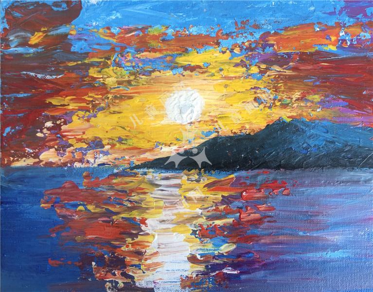 创意风景画-日出