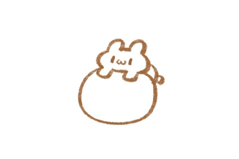 可爱西瓜小兔怎么画-图2