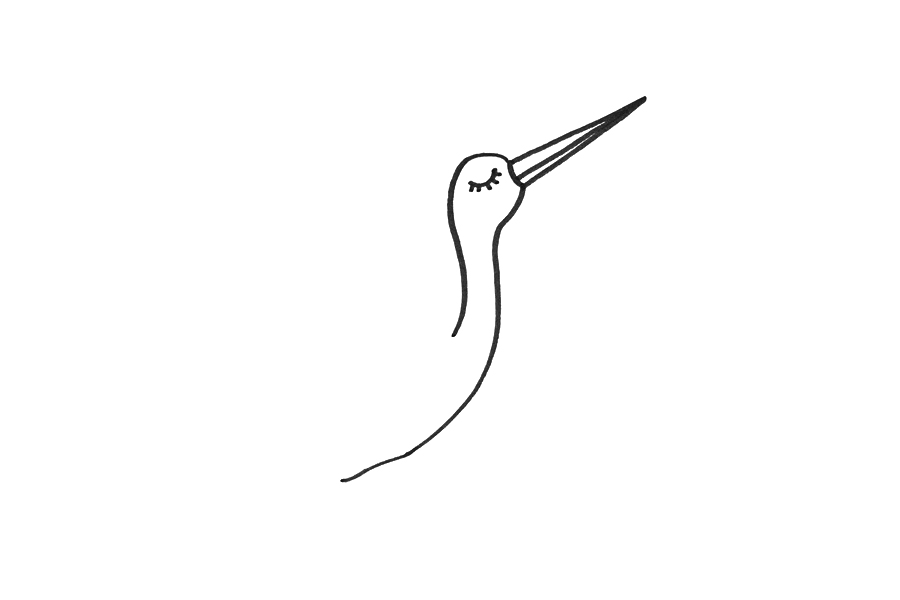 可爱的仙鹤怎么画-图1