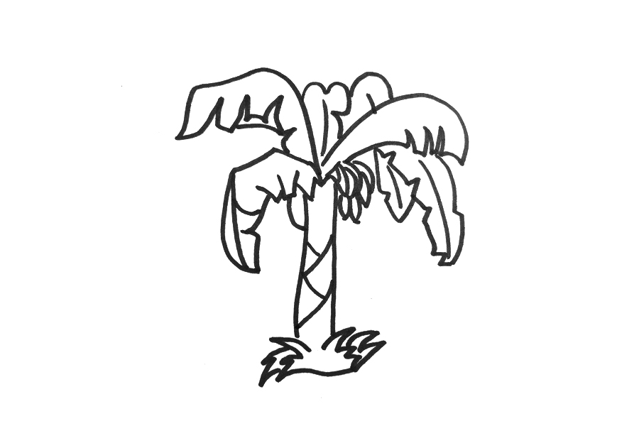 香蕉树怎么画-图4
