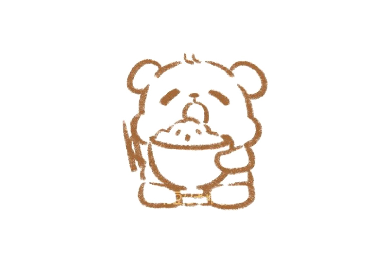 可爱小熊干饭怎么画-图3