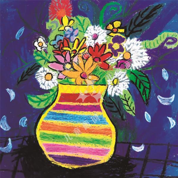 繁花儿童绘画作品