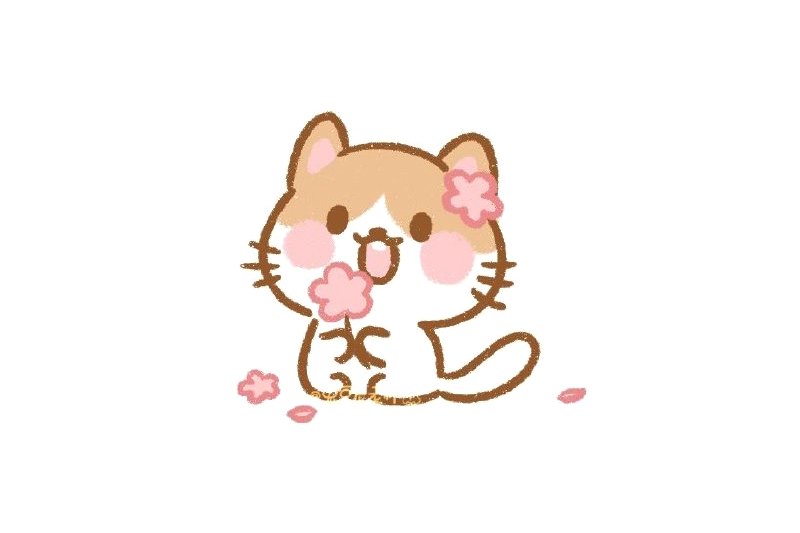 赏樱小猫咪怎么画-图3