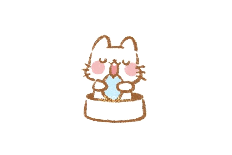 馋嘴小猫咪怎么画-图3