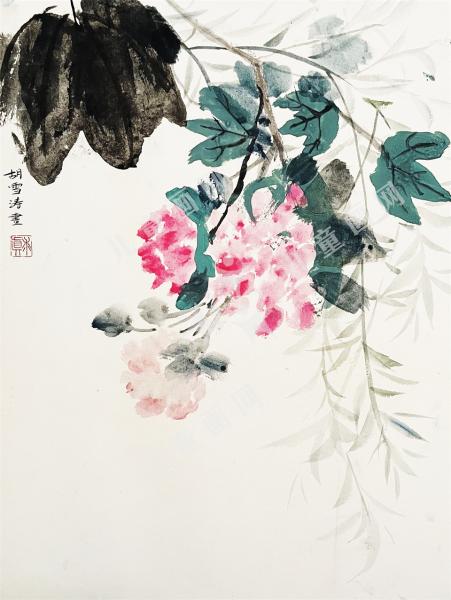 芙蓉手绘作品