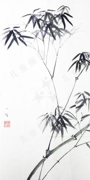 墨竹手绘的画法