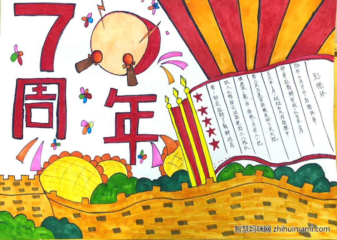 向英雄致敬—— “纪念抗美援朝71周年”手抄报-图3