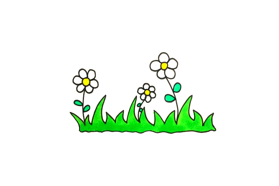 小花小草怎么画-图4