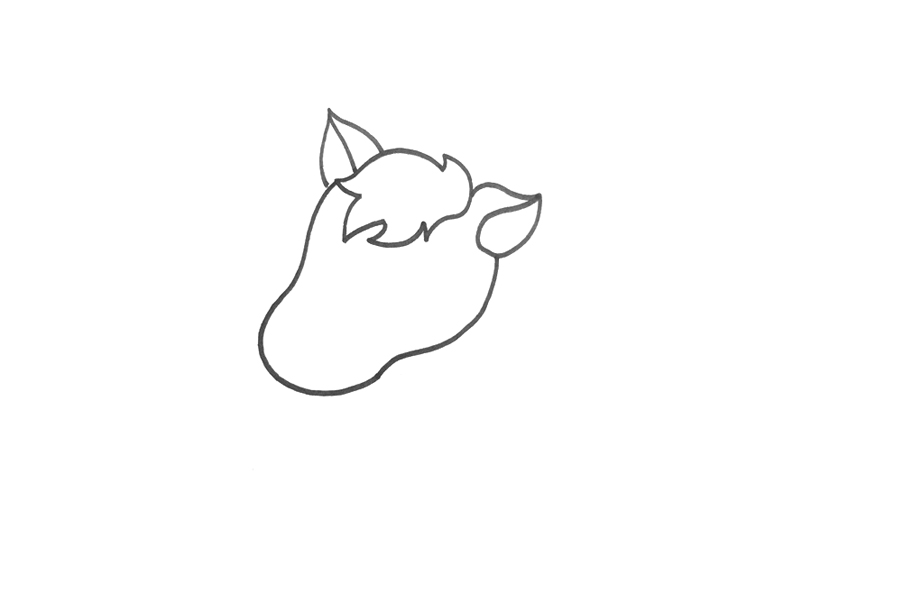 一步一步学画小马-图1