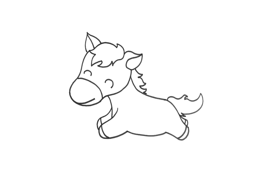 一步一步学画小马-图4