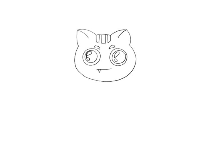 简单可爱小猫怎么画-图1