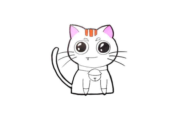 简单可爱小猫怎么画-图3