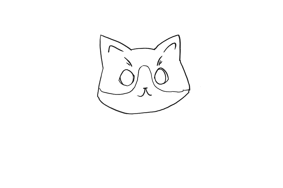 一步一步学画可爱橘猫-图2