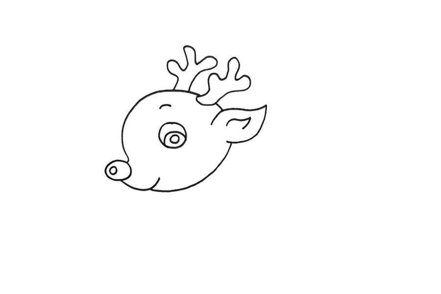 可爱梅花鹿怎么画-图2