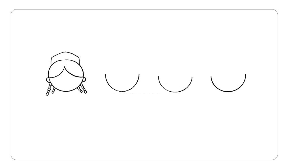 民族团结一家亲简笔画-图3