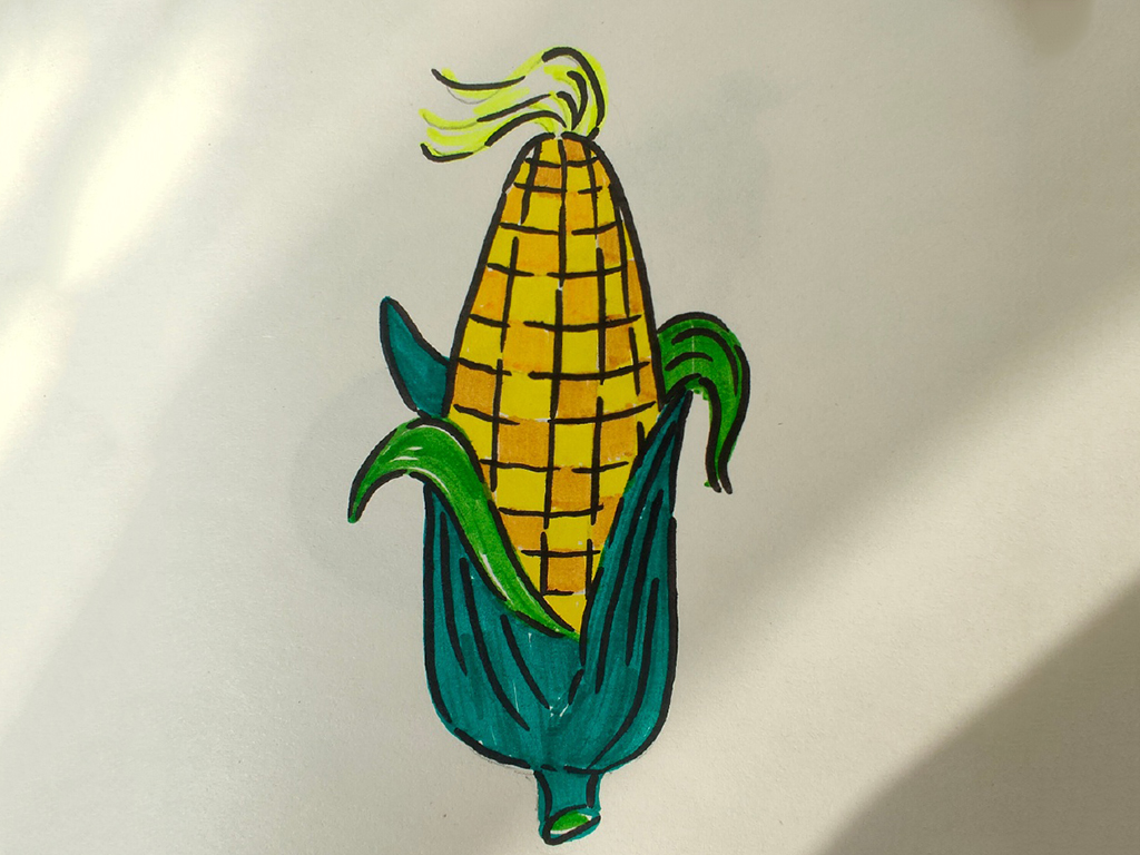 简单易画的蔬菜简笔画