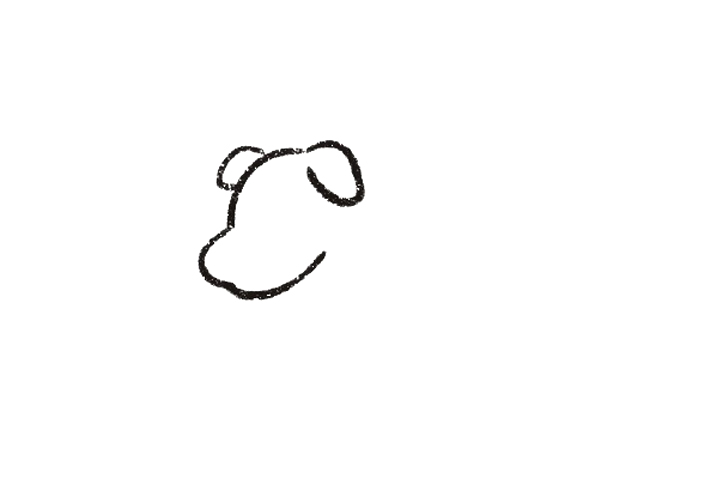 小黄狗怎么画-图2