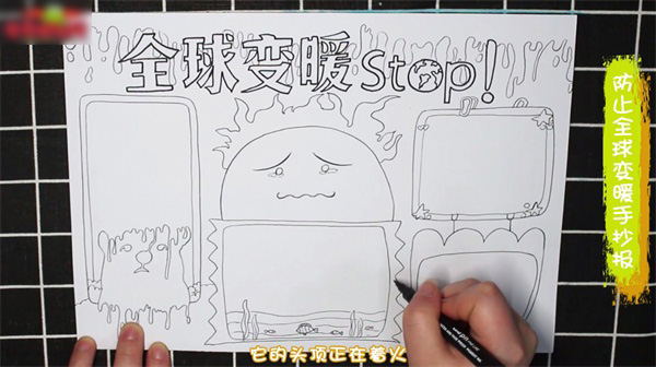全球变暖手抄报怎样画-图2