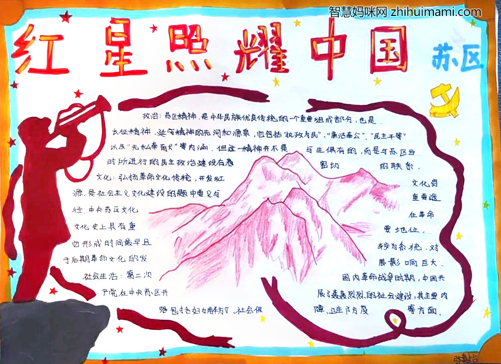 喜迎祖国72周年手抄报绘画-图4