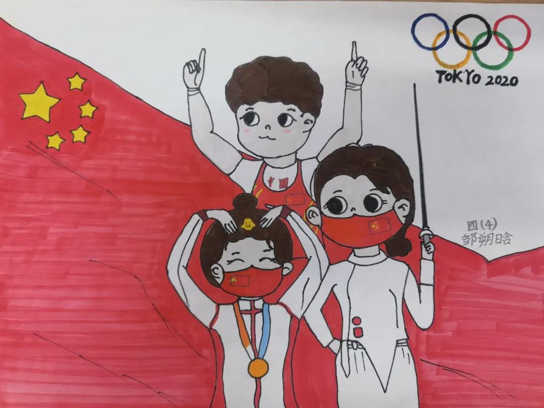 东京奥运会儿童绘画作品-图3