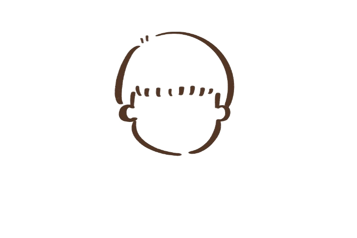 向右看的小男孩怎么画-图3