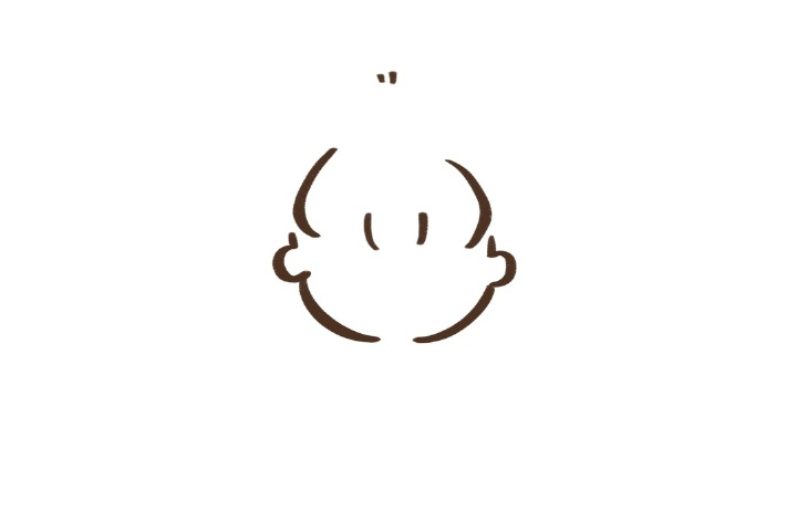 戴着猫耳朵的小女孩简笔画-图2