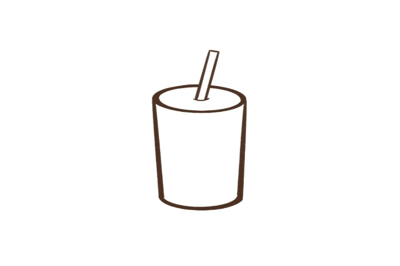 如何画一杯奶茶简笔画-图3