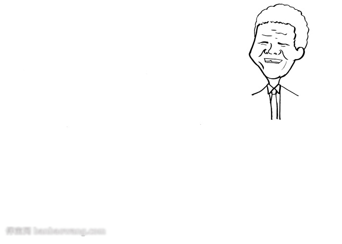 曼德拉的一生手抄报-图1