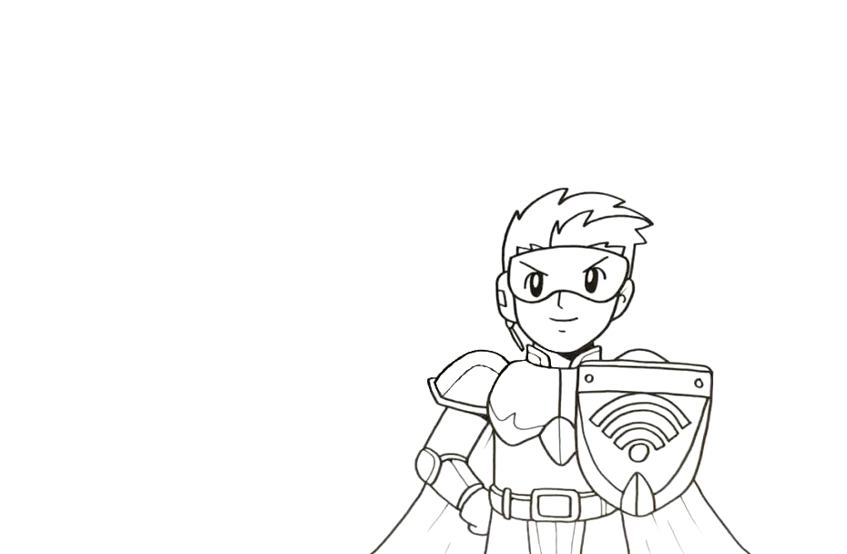 科幻感十足的网络安全手抄报-图2