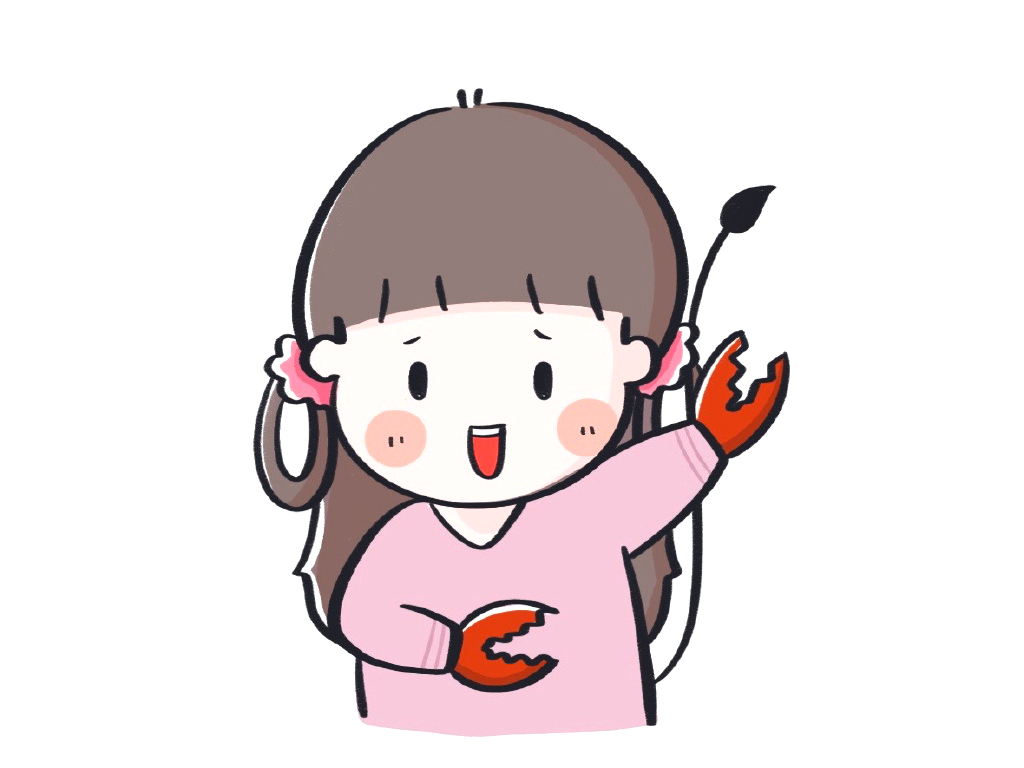 如何画天蝎座小女孩简笔画