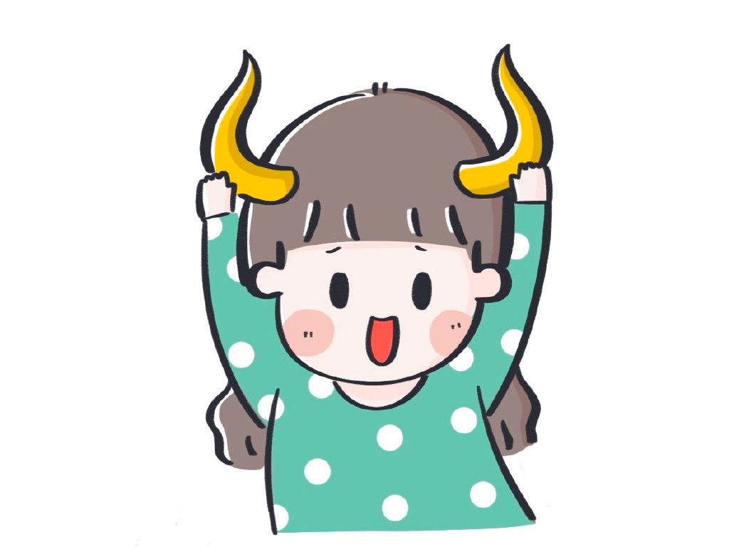 如何画金牛座小女孩简笔画