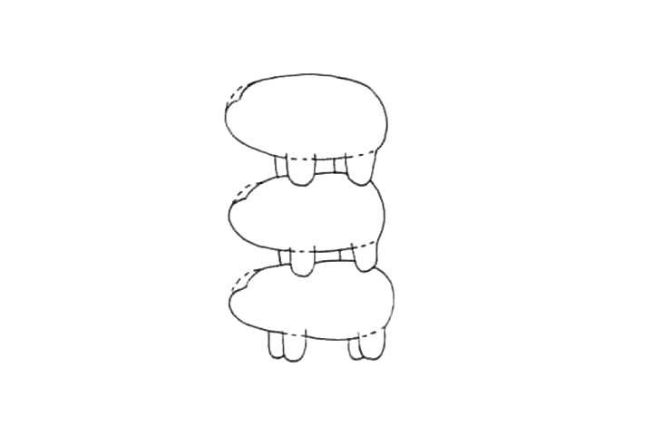 如何画三只小熊简笔画-图2