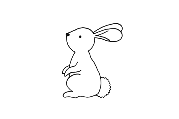 如何画可爱小兔子简笔画-图4