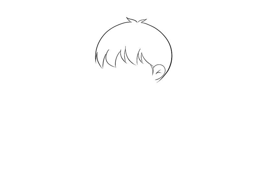 如何画520爱心小女孩简笔画-图3