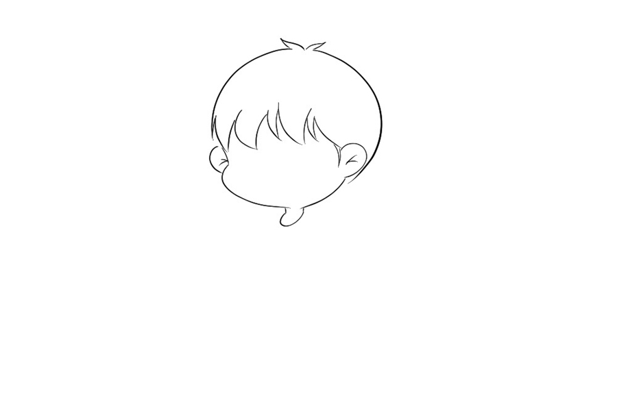 如何画520爱心小女孩简笔画-图4