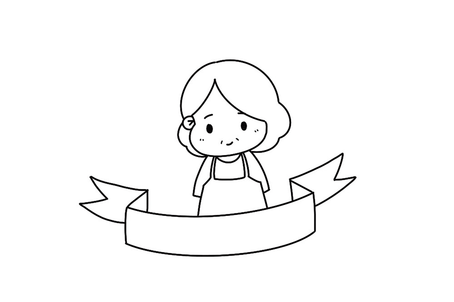 如何画母亲节简笔画-图5