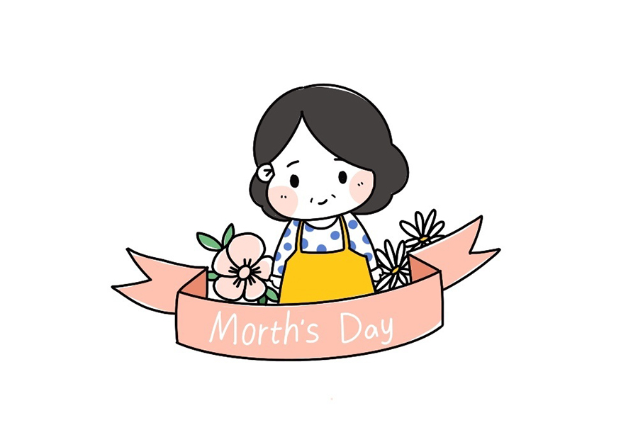 如何画母亲节简笔画-图8