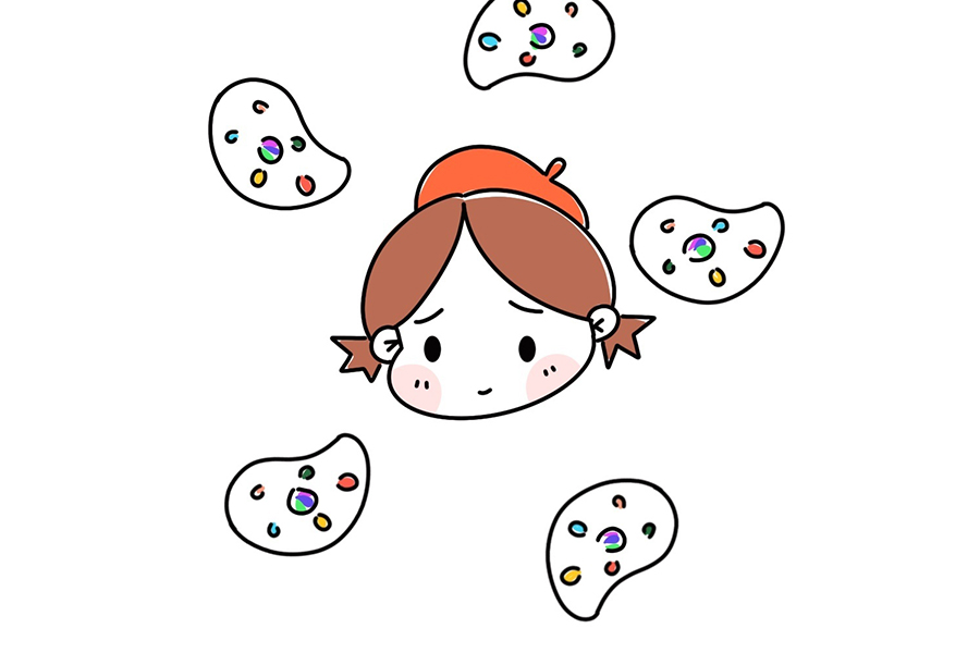 如何画可爱小画家简笔画-图8