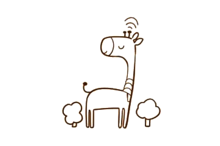 步骤4：添加两棵小树及其他细节。