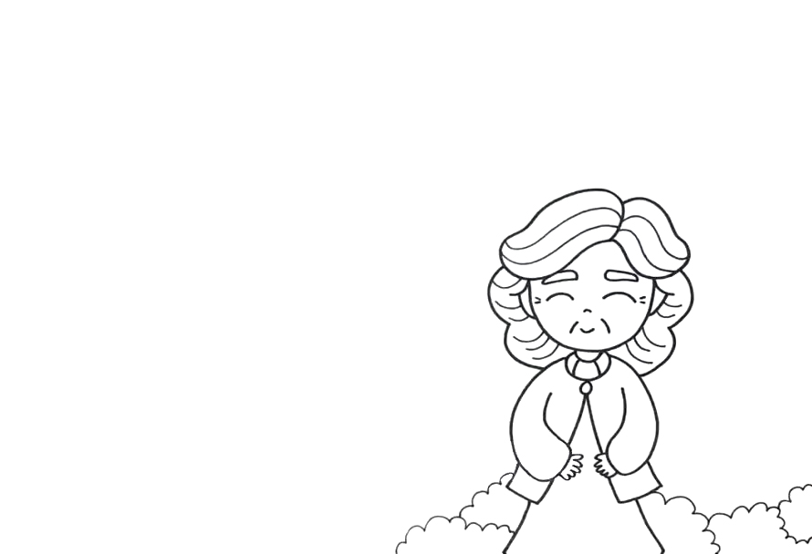 如何画重阳节手抄报奶奶版-图2