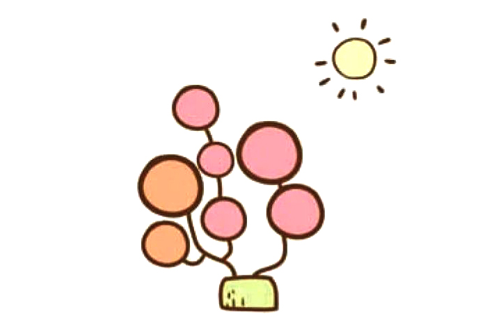 简单可爱的果树简笔画图片-图2