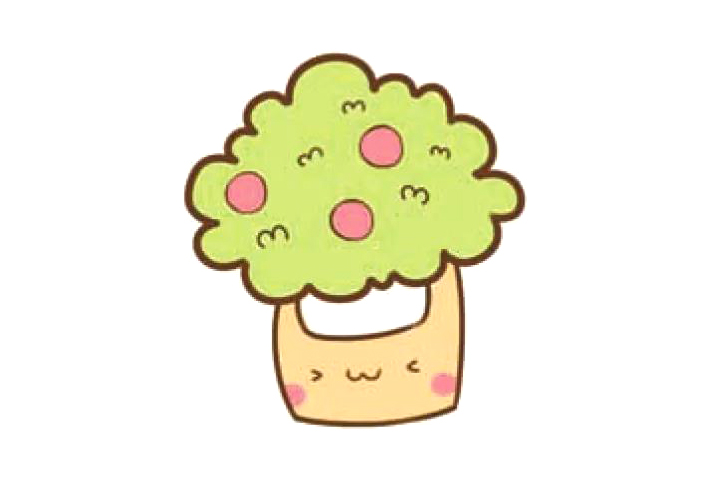 简单可爱的果树简笔画图片-图6