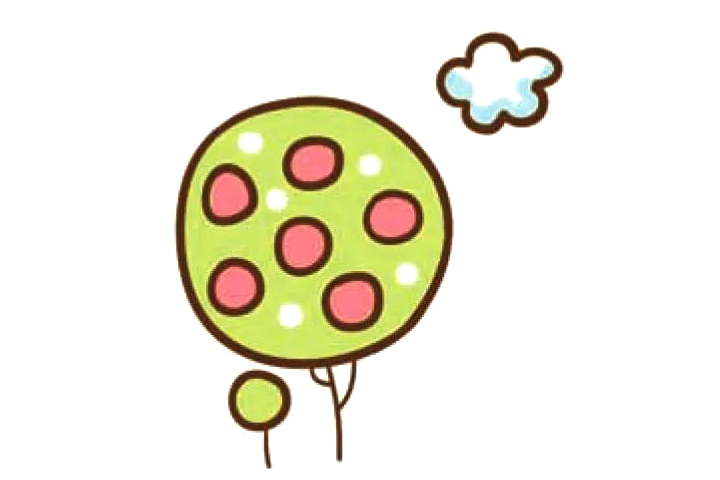 简单可爱的果树简笔画图片-图7