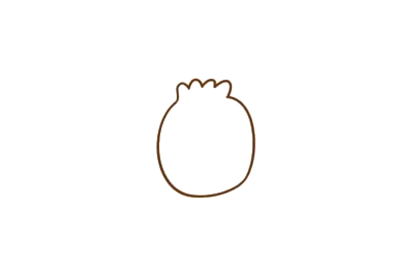 步骤2：添加叶子。